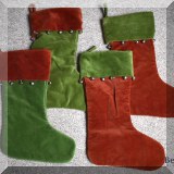 D77. Velvet stockings with bells.